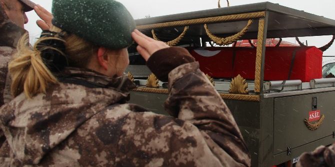 Şehit Astsubayın Cenazesi Çanakkale’ye Getirildi