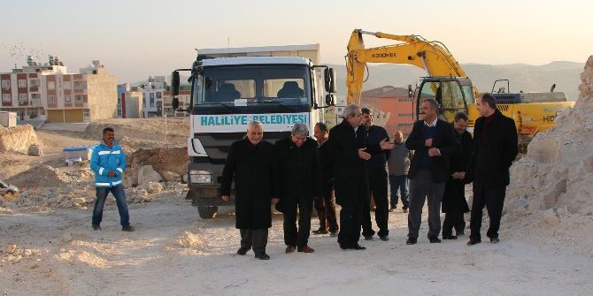 Haliliye’de Yeni Yol Çalışmaları Sürüyor