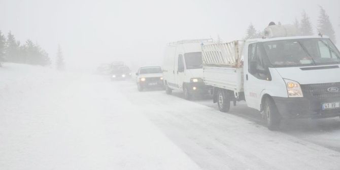 Karaman-Mersin Yolunda Ulaşım Güçlükle Sağlanıyor