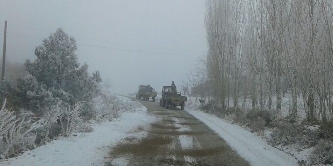 Alaşehir’de Kar Eğitime Engel Olmadı