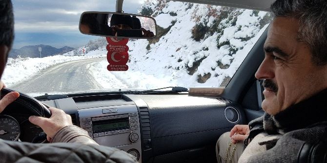 Başkan Alıcık, Karla Kaplı Yolları Aşarak Açılış Yaptı