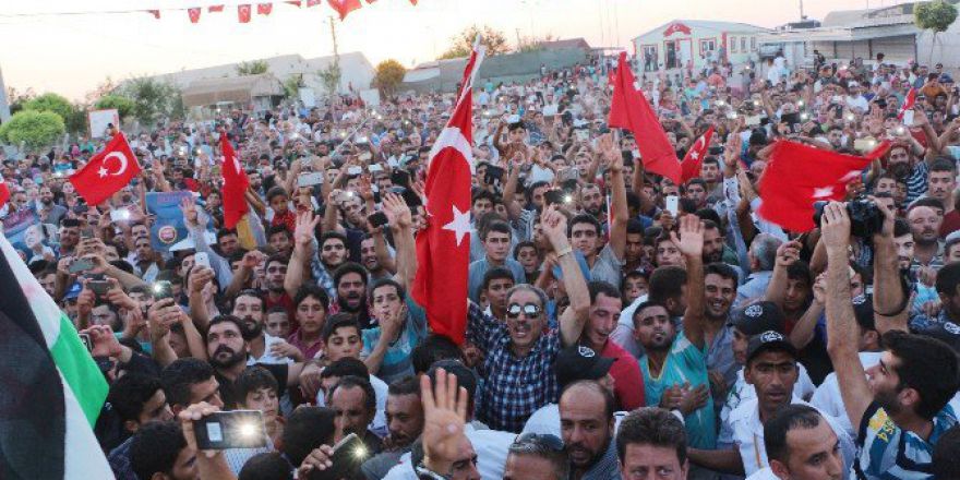 Suriyelilerden Cumhurbaşkanı Erdoğan’a Büyük Destek