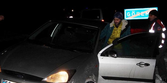 Nevşehir-Göreme Yolu Buzlanmadan Dolayı Kapandı