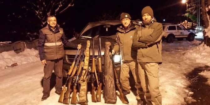 Ekipler Kaçak Avcılara Göz Açtırmıyor