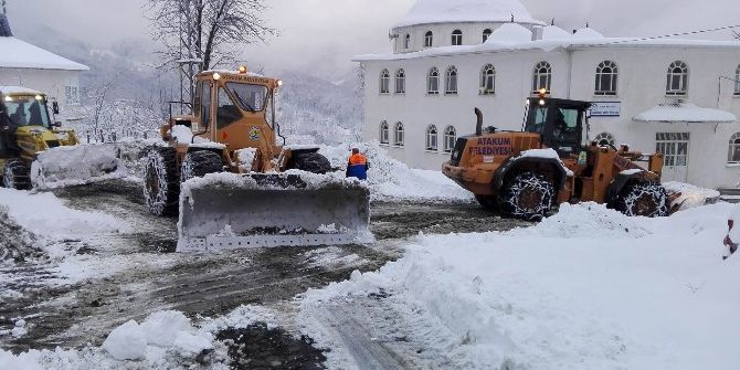 Ulaşımda Kar Engeli Aşılıyor