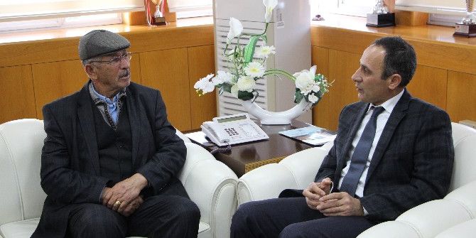 Şehit Ömer Halisdemir’in Babasından Rektör Demirdağ’a Ziyaret