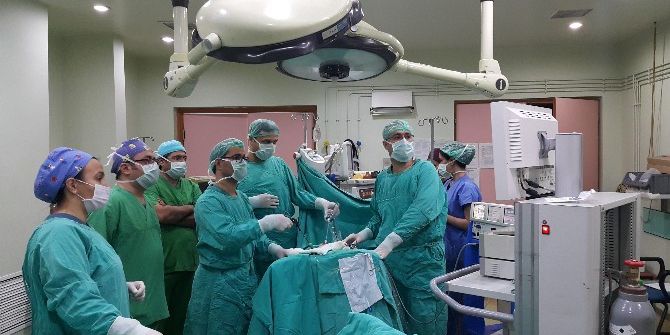 Elazığ’da 55 Günlük Bebeğe Kapalı Ameliyat Yapıldı