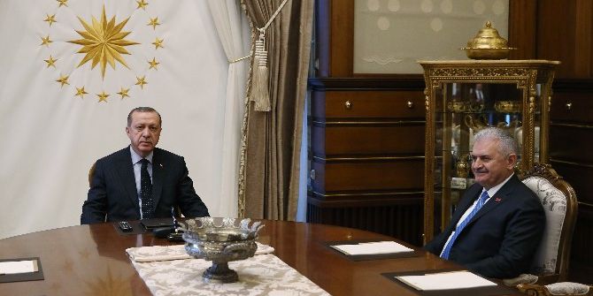 Cumhurbaşkanı Erdoğan Başbakan Yıldırım’ı Kabul Etti