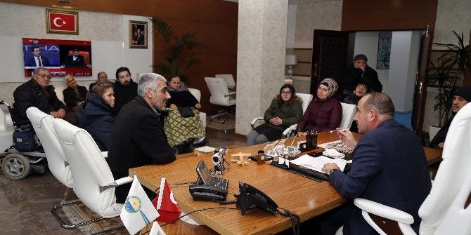 Engelli Vatandaşlardan Başkan Duruay’a Ziyaret