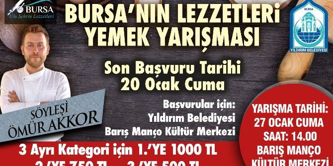 Bursa’nın Lezzetleri Yarışıyor