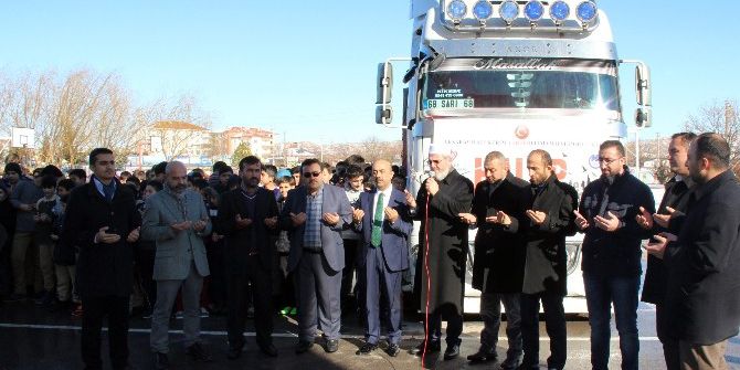 Aksaray’da Ortaokul Öğrencilerinden Halep’e Un Yardımı