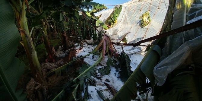 Hortum, Bozyazı’yı Yıktı Geçti