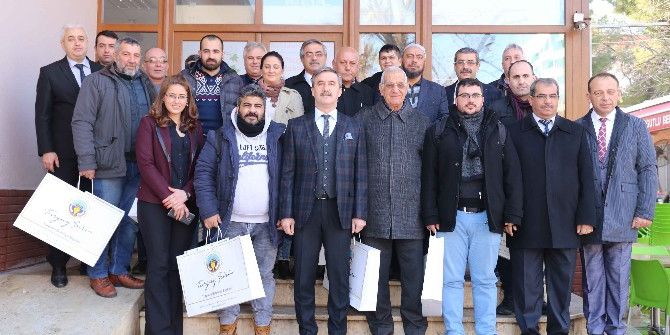 Başkan Şirin Çalışan Gazetecileri Ağırladı