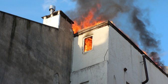 Ordu’da Otel Yangını Korkuttu
