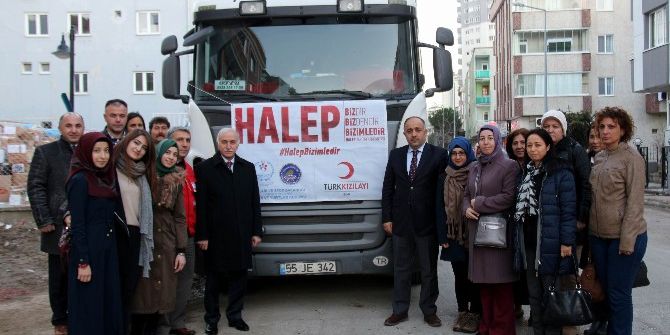 Kyk Öğrencilerinden Halep’e 1 Tır Dolusu Yardım
