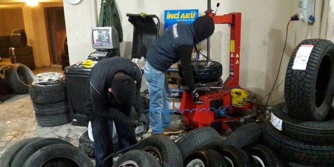 Kar Lastikçilere Yaradı