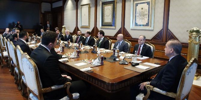 Cumhurbaşkanı Erdoğan Tbf Yönetim Kurulunu Kabul Etti