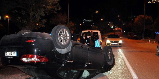 Antalya’da Trafik Kazası: 1 Yaralı