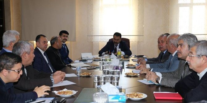 Özdemir Belediye Birim Müdürleri İle Bir Araya Geldi