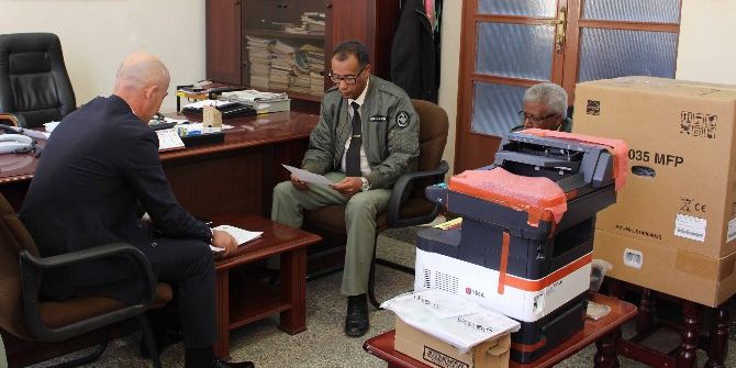 Eritre’de Göçmenlik Ve Vatandaşlık Bürosuna Elektronik Ekipman Desteği