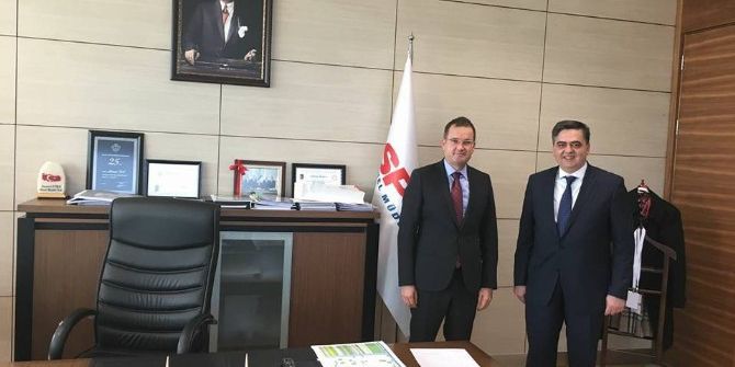 Başkan Yalçın’dan Genel Müdür Yardımcısı Türk’e Ziyaret