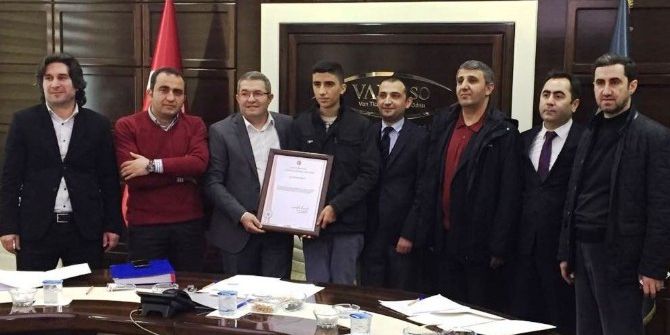 Van Tso’dan Lise Öğrencisine Patent Desteği