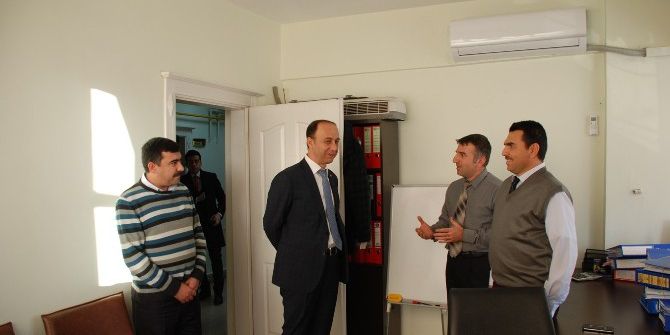 Vali Erin Kamu Kurumlarından Bilgi Aldı