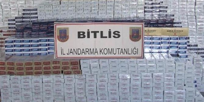 Tatvan’da 48 Bin Paket Kaçak Sigara Ele Geçirildi