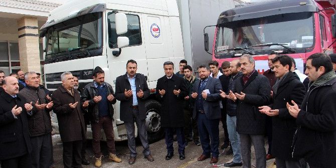 Çankırı’dan Halep’e 2 Tırlık Yardım Malzemesi