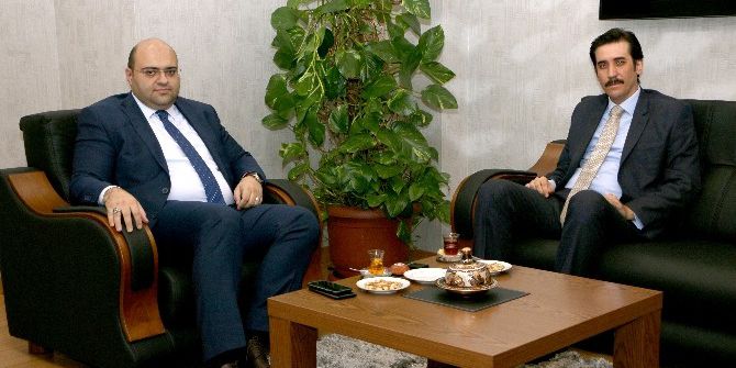 Kaymakam Topsakaloğlu’ndan Başkan Orhan’a Ziyaret
