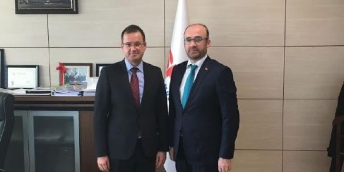 Başkan Yardımcısı Hayrettin Eldemir Müdür Yardımcısı Türk’ü Ziyaret Etti