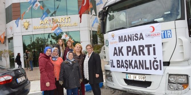 Ak Partili Kadınlardan Halep’e Yardım Eli