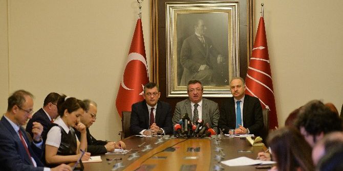 Chp Grup Başkanvekillerinden Genel Kuruldaki Olaylarla İlgili Açıklama