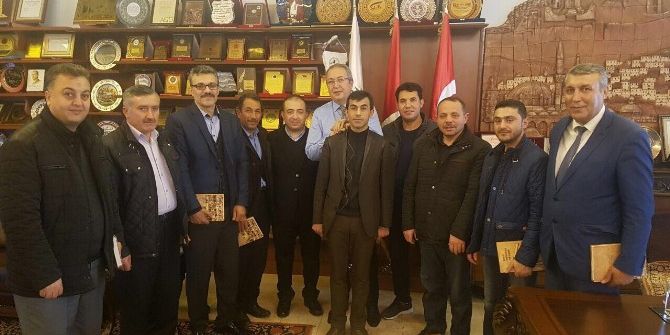 Ak Parti Belde Başkanları Ünver’i Ziyaret Etti