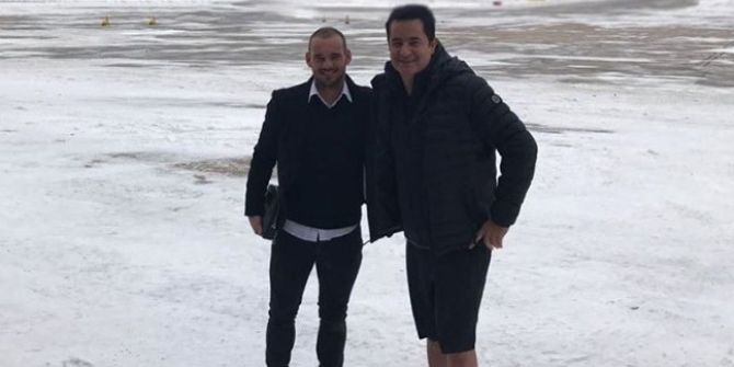 Acun Ve Sneijder’in Uçağı Çorlu’ya İndi