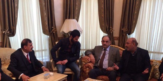 Irak Başbakan Yardımcısı Mutlak’tan Aslan’a Taziye Ziyareti