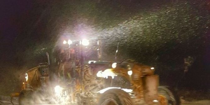 Antalya Büyükşehir Karla Mücadeleye Devam Ediyor