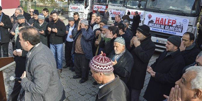 Halep İçin Yardım Tır’ları Yola Çıktı