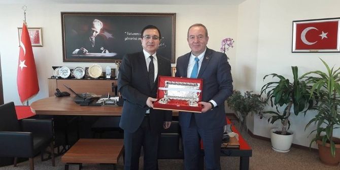 Başkan Şahiner’den, Kaymakam Bilgin’e Ziyaret