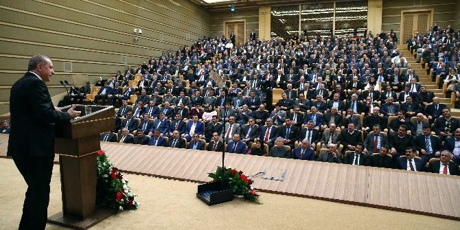 Aydınlı Muhtarlar Cumhurbaşkanı Erdoğan İle Buluştu