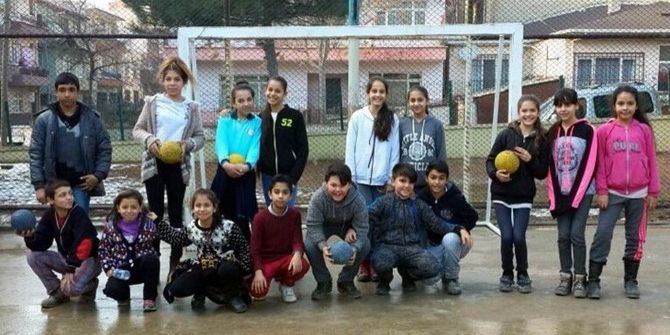 Çocukların Hentbol Sevinci