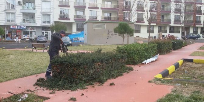 Alaşehir Belediyesi Kışlık Bakımlara Devam Ediyor