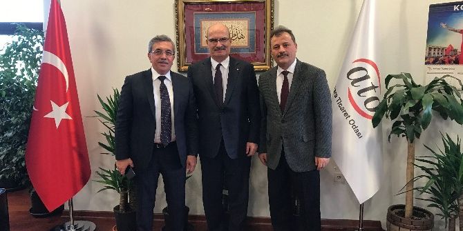 Pursaklar Belediye Başkanı Çetin’den Ato’ya Ziyaret