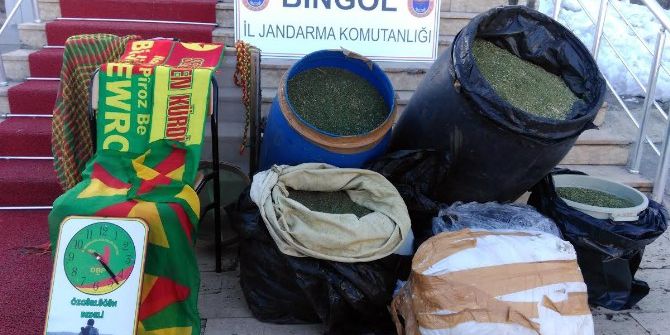 Bingöl’de 132 Kilo Esrar Ele Geçirildi