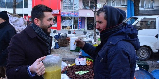 Ak Parti’den Pazarcı Esnafına Sıcak Çorba