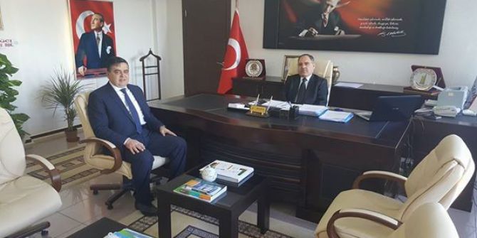 Başkan Yalçın’dan İl Çevre Ve Şehircilik İl Müdürü Bolat’a Hayırlı Olsun Ziyareti