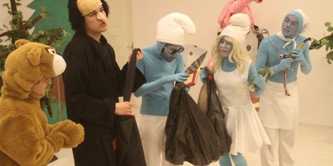 Sarıgöllü Çocuklar Şirinlerle Coştu