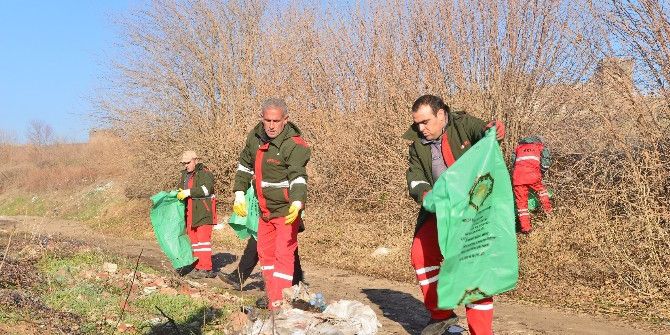 Hevsel Bahçelerinde Hafriyat Ve Çöp Temizliği