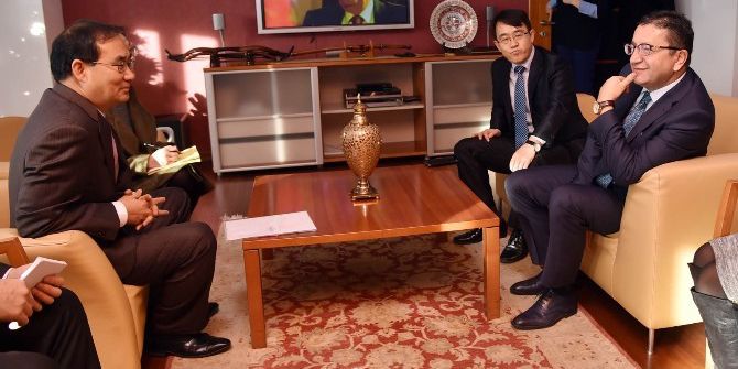 Kore Büyükelçisinden Dostluk Ziyareti