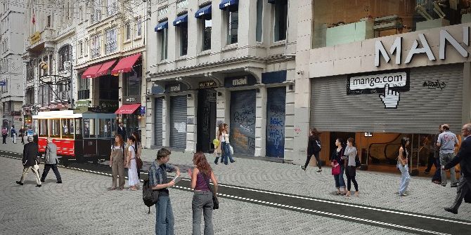İstiklal Caddesi’nde Altyapı Ve Düzenleme Çalışmaları Başladı